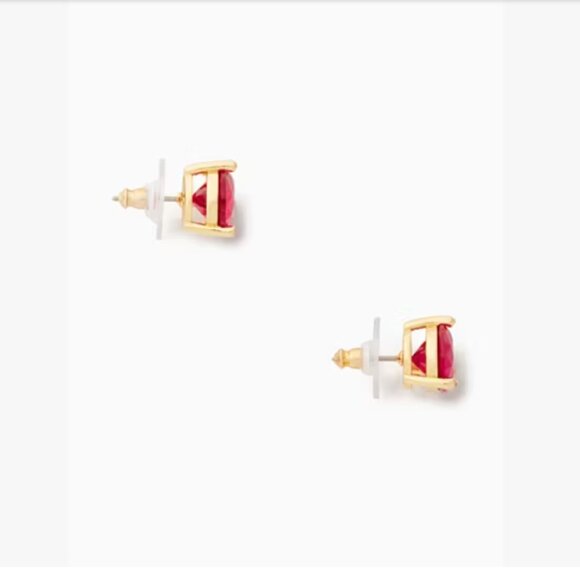 kate spade Rise And Shine Studs Festive Pink NWT - Picture 3 of 3